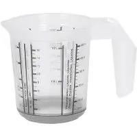 Keeeper Broc Gradué "Massimo", 0,5 Litre Blanc/Nordic-Grey