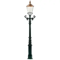 Ks Verlichting Lampe de jardin nostalgique De Zaan anthracite