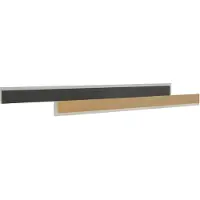 Highlight Applique murale design Florence Noir avec laiton