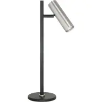 Highlight Lampe de table Trend Noir avec nickel