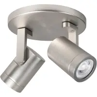 Highlight Spot monté en surface Halo Spot nickel 2 lumières rond