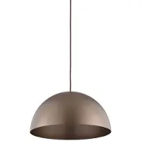 Nowodvorski Lighting Lampe suspendue Hemisphere Super L Chocolat brun