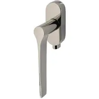 Olivari Poignée de fenêtre design Lama L Nickel verrouillable