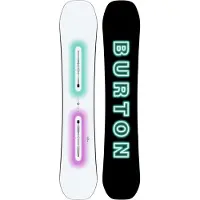 Burton - Packs (snowboard + fix) - Snowboard all mountain - Pack Custom Glow 2026 pour Homme - Blanc