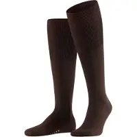 Falke Chaussettes brun foncé / blanc