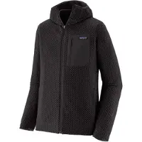 Patagonia - Polaire zippée légère et respirante - M's R1 Air Full-Zip Hoody Black pour Homme - Taille L - Noir
