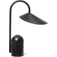 Ferm Living Lampe de Table , Arum, dimmable, Noir, Terrasse, Métal, Design