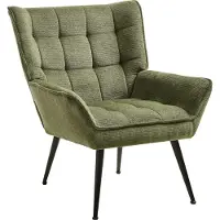 Beliani Fauteuil Bellingmo Tissu Vert