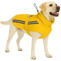 Flamingo Ciro Dog Raincoat Jaune 70 cm