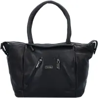 Greenland Nature Cabas 'Black Nappa' noir