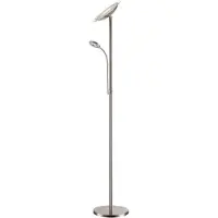 LINDBY Lampadaire , MALEA, dimmable, Métallique, Salon / séjour, Métal, Moderne