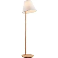 LUCANDE Lampadaire , Jinda, Blanc, Salon / séjour, Tissu / textile, Scandinave