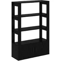 vidaXL Sideboard noir imitation chêne 30 x 80 x 119.5 cm Matériau dérivé du bois
