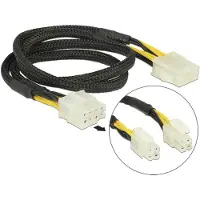 DeLOCK Câble d'extension d'alimentation Connecteur EPS 8 broches (2 x