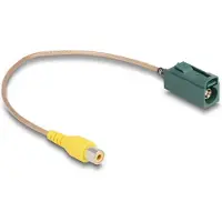 DeLOCK Cable FAKRA E Buchse zu Cinch Buchse RG-179 32 cm -