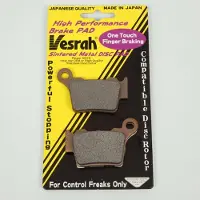 Vesrah Plaquette De Frein Pour Moto Husqvarna 630 Te 2011 À 2013 Ar Neuf