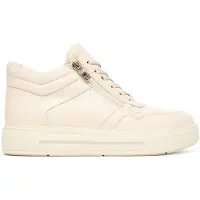 Caprice Bottines à lacets blanc cassé
