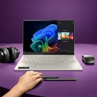 Lenovo Yoga 7 2-in-1 Gen 10 14 AMD Processeur AMD Ryzen AI 7 350 2,00 GHz jusqu?à 5,00 GHz, Windows 11 Famille 64, 512 Go SSD M.2 2242 PCIe Gen4 TLC - 83JRCTO1WWBE1