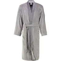 Cawö Peignoir Cawö 5840 Kimono Men Steel-52