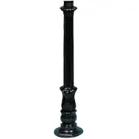 Ks Verlichting Poteau nostalgique De Waard H9 anthracite