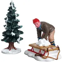 Lemax Village Collection Pr?t pour un combat Lot de 2 #52025