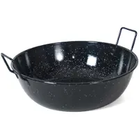 Garcima Poêle à double profondeur avec poignées émaillées 38 cm.