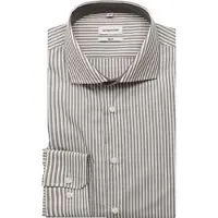 Seidensticker Chemise business gris / blanc