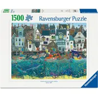 Ravensburger Jigsaw Puzzle Port of Wonders - A Bustling Fantasy Port - 1500pcs.