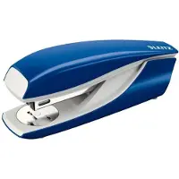 Leitz 5502 - agrafeuses (40 x 58 x 145 mm, bleu, acier inoxydable, blanc)