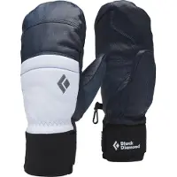 Black Diamond - Moufles de freeride en PrimaLoft&reg; - W Spark Mitts Charcoal Belay Blue pour Femme en Cuir - Taille S - Navy