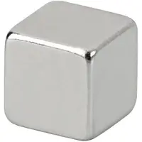 MAUL aimant au néodyme, 5 mm, force d'adhérence : 1,1 kg, argenté (10x)
