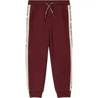 s.Oliver Pantalon bordeaux / noir / blanc cassé