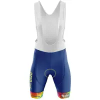 Otso Tie Dye Bib Shorts Bleu L Homme