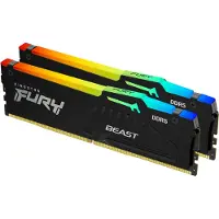 Kingston Technology FURY Beast 64GB 5600MT/s DDR5 CL40 DIMM (Kits de 2) RGB