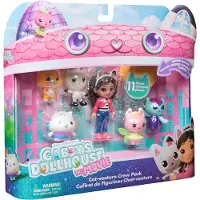 Gabby's Dollhouse : The Movie Cat-Venture Crew Pack 11 pices avec accessoires, jouets pour enfants pour filles et garons partir de 3 ans