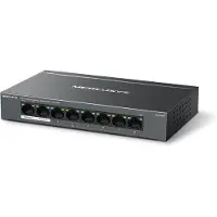 Mercusys MS108GP Commutateur réseau administrable Gigabit Ethernet (10/100/1000) Power over Ethernet (PoE) Noir (MS108GP)