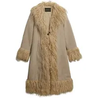Superdry Manteau mi-saison 'Afghan' camel / taupe