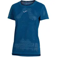 Joma Marathon Ii Short Sleeve T-shirt Bleu M Femme