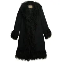 Superdry Manteau mi-saison 'Afghan' noir