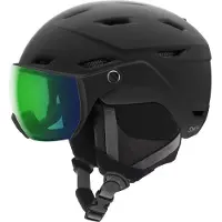 Smith - Casque de ski/snowboard - Survey Eu Matte Black Chromapop Everyday Green Mirror - Taille 51-55 cm - Noir
