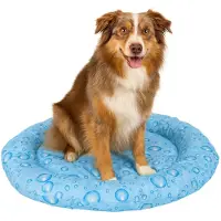 Nobleza Tapis Rafraîchissant Pour Animaux Round Water Drop Pattern