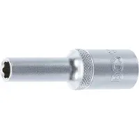 Bgs Douille longue profil ondul? super lock carr? 12.5 mm 1/2" taille 8 mm