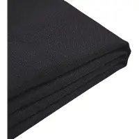 Beliani Revêtement de cadre de lit FITOU 120 x 200 cm Noir