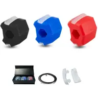 INF Entraîneur de mâchoire Jawline Exerciser en silicone, pack de 3