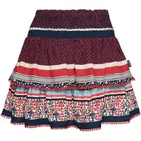 Superdry Vintage Tiered Mini Skirt Rouge S Femme