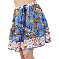 Superdry Vintage Embellished Mini Skirt Bleu S Femme