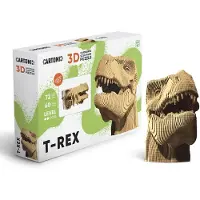 Cartonic puzzle 3D, T-REX, carton, 72 pièces