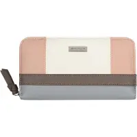 Tom Tailor Porte-monnaies 'Juna' bleu fumé / gris / rose / blanc