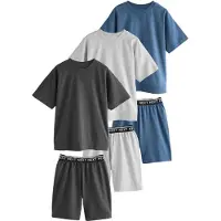 Next Pyjama bleu marine / anthracite / gris clair / noir