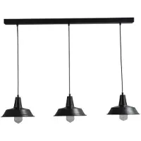 Masterlight Lampe de salle à manger Industria 3x25